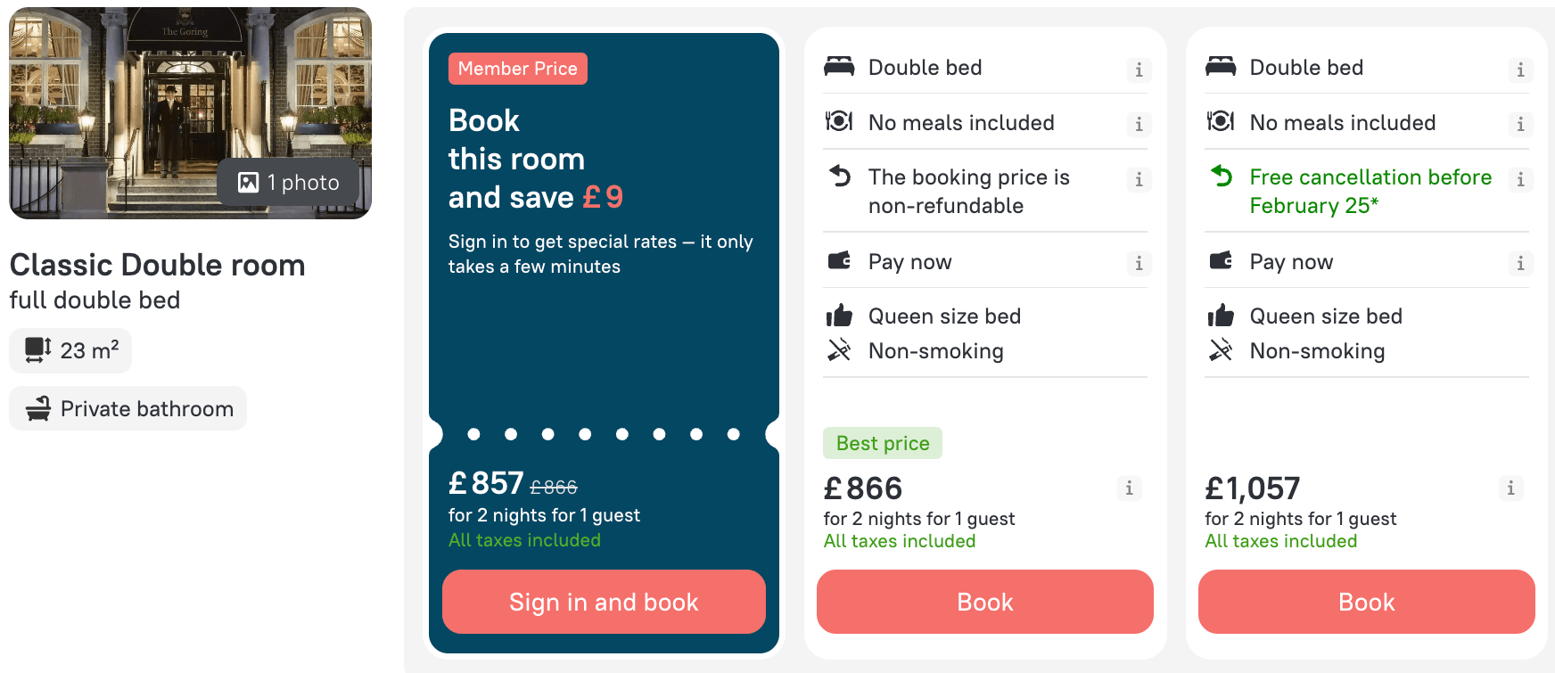 The Goring Hotel near Buckingham Palace — member rate on ZenHotels
